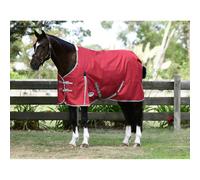 WeatherBeeta ComFiTec Classic Standard Neck Lite Plus - Alfombra para caballo, rojo/plateado/azul marino, 6'5