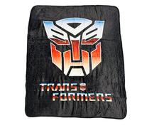 Manta de felpa con estampado de dibujos animados de Transformers Hasbro Autobot Symbol de los a os 80