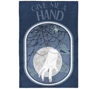 Manta de felpa con forma de mano de los Addams de Jay Franco (50 x 70 pulgadas), supersuave y ligera, para ni os.