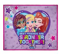 Manta de felpa polar s?per suave y tierna de INTIMO Polly Pocket Toys Best Friends, 50 x 60 (127 cm x 152 cm)