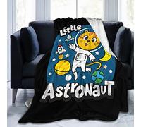 Manta De Forro Little Tiger Astronaut Mantas Cómoda Frazada Cálida Manta De Franela para Habitacion Dormitorio Viaje S
