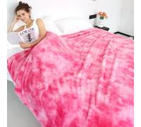 Manta de Forro Polar, acogedora, Suave, Ligera, cálida, de Felpa, Rosa, para otoño, sofá, Cama, Camping, Viajes, Picnic, al Aire Libre, Ropa de Cama para niños, niñas, Adultos, 50 x 70 Pulgadas