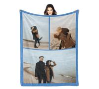 Manta de forro polar con foto personalizada, manta personalizada con 1-9 collages de fotos, regalos de fotos de aniversario personalizados para él, regalos de novia personalizados, regalos de recuerdo