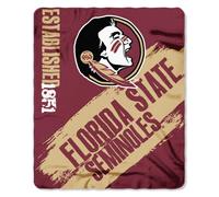 Manta de forro polar de los Florida State Seminoles de la NCAA, pintada, de The Northwest Company, 127 x 152 cm
