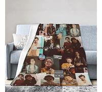 Manta de forro polar para sofá de camping, súper suave, ligera, acogedora, de lujo, manta de franela de Harry Cicinnus Sty-les, manta de sofá de felpa esponjosa, T 125 cm x 100 cm