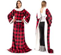 Manta de forro polar PAVILIA Sherpa con mangas para mujer, hombre y adulto, c lida, suave, afelpada, gruesa, con bolsillo, ideal para la televisi