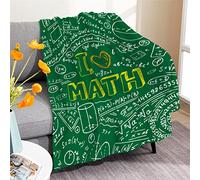 Manta De Forro Te Amo Tanto Matemáticas Mantas Cálida Frazada Clásica Manta De Franela para Descanso Dormitorio Sala De Estar M