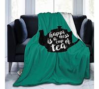 Manta De Forro Teapot Silhouette Mantas Cómoda Frazada Súper Suave Manta De Franela para Descanso Dormitorio Habitacion S