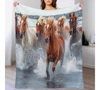 Manta de Franela Con Estampado Perros Pastores Flores - Manta Pastor Alemán Como Mascota Forro Polar Suave y Mullida para otoño e Invierno - para Adolescentes y Adultos Sofá Marrón Mantas 180x200 cm