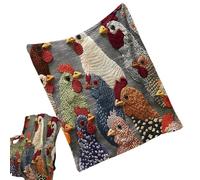 Manta de franela de 150 x 200 cm, plegable, lavable a máquina, manta con estampado de pollo, para sofá, cama, interior, hogar, dormitorio, familia, amigos, cumpleaños, inauguración de la casa