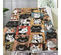 Manta de franela de forro polar, manta de cama individual con estampado geométrico, manta para todas las estaciones, sin desprendimiento, sin pelusas, manta de lujo para sofá, cama, coche, patrón de