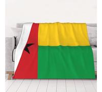 Manta de franela estampada con la bandera de Guinea-Bissau de 40 x 30 pulgadas, manta de franela suave, perfecta para decoración de otoño para el hogar y viajes (30-80 pulgadas)