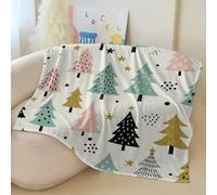 Manta de franela estilo nórdico para invierno, rosa, negro y dorado, estilo libro de cuentos, ideal para vacaciones y uso doméstico (03,150 x 200 cm)