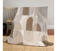 Manta De Franela Geometría Irregular, Estilo Minimalista Moderno Forro Polar Suave Y Manta para Sofá Sill Viajes Al Aire Libre Camping 220x240cm