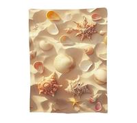 Manta de Franela Suave y Cálida para Sofá y Cama, Manta Polar Pelo de Microfibra, Blanket Reversible, Ligera, Acogedora, Todas Las Estaciones, Blankets Decor Hogar Oficina Regalo Sea 120x180cm 14-285