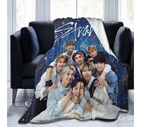 Manta de franela súper suave Hyunjin Bangchan Felix para niños, para cama, sofá, oficina, rodilleras, cama, coche, campamento, playa, manta de 50 x 40 pulgadas
