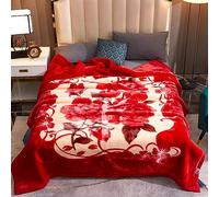 Manta de invierno, manta de visón súper suave y esponjosa, manta de forro polar de felpa para cama matrimonial/queen y sofá, manta gruesa y cálida para una comodidad acogedora en climas fríos