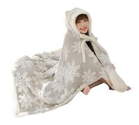 Manta de invierno navideña, manta festiva con capucha, manta cálida para el cabo, manta cálida y acogedora, manta acogedora para adultos, manta cálida para adultos, manta de invierno para invierno