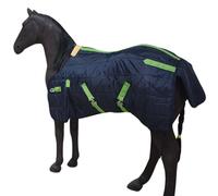 Manta de Invierno para Caballos Manta Impermeable de Lujo de 39 Pulgadas Resistente al Viento y cálida Gruesa para Invierno para Mini Pony Potro