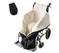 Manta de invierno para silla de ruedas: soporte cómodo durante todo el día, suministros para calentar pies y piernas, envolturas para mantas para sillas de ruedas | Ajuste universal a prueba de viento