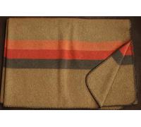 Manta de lana del ejército alemán, 165 x 225 cm, 2,5 kg, gruesa, cálida y duradera, resistente para camping, al aire libre, supervivencia, emergencia y uso táctico, manta de tela de lana suave