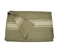 Manta de lana vintage italiana del ejército - 200 cm x 150 cm - Manta de lana gruesa resistente para camping, senderismo, supervivencia, al aire libre, decoración del hogar - perfecta para dormitorio
