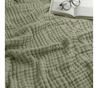 Manta de muselina Comfy Cubs para adultos, extragrande, individual (90 x 66), 6 capas de algod n refrescante, suave, transpirable y c lida, ideal