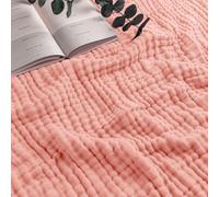 Manta de muselina Comfy Cubs Queen, extragrande, 232 x 232 cm, 6 capas de algod n refrescante, suave, transpirable y c lida, para dormitorio, sal