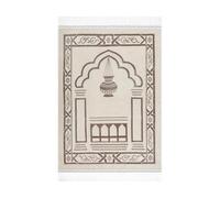 Manta de oración musulmana de 70 x 110 cm, alfombra portátil suave y gruesa, ideal para regalo de Ramadán, tapetes islámicos