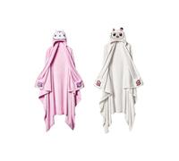 Manta de peluche con capucha infantil Gabby's Dollhouse