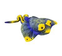 Manta de peluche de rayas - Cojín de peluche suave de animales marinos, peluche realista para habitación de los niños, juguete de peluche agradable para la piel para niñas y niños pequeños, juego