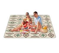 Manta de picnic al aire libre, alfombra de picnic para patio, camping, impermeable, para senderismo, viajes, césped, vacaciones, festivales, aventuras, mujeres, hombres, familia
