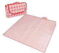 Manta de picnic al aire libre de 80 x 80 pulgadas, tapete de playa compacto de gran tamaño, tapete impermeable extra grande a prueba de arena, manta portátil y ligera para césped, playa, viajes,