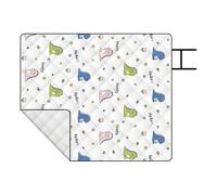 Manta de picnic al aire libre, manta de picnic,Alfombra de picnic Cubiertas impermeables al aire libre - Alfombra lavable a máquina a máquina de césped lavable Use un portátil