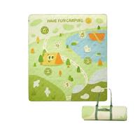 Manta de picnic - Alfombra gruesa de actividades grupales para todas las estaciones - Manta al aire libre temática de juego | para camping, festivales de música, hierba, playa, sala de estar, césped