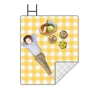 Manta de picnic grande, mantas de picnic impermeable | Manta impermeable al aire libre,Alfombra lavable a máquina de césped lavable Use un portátil ligero