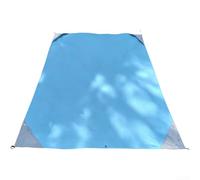 Manta de picnic impermeable a prueba de arena, tapete de playa portátil para acampar senderismo al aire libre, sábana de suelo de poliéster con diseño plegable compacto (5 piezas)