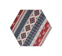Manta de picnic impermeable, resistente al desgarro, reutilizable, portátil, hexagonal, para viajes, suministros de senderismo, adultos, niños, niños, familia, actividades diarias al aire libre