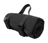 Manta de picnic Multicolor Antideslizante Agua Portátil Roll Up Mat(Black)