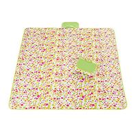 Manta de Picnic, PLECUPE 145x80 cm Portátil Multiusos Outdoor Impermeable y Durable PVC de Picnic Pad Alfombra de Playa, Folding Picnic Mat Waterproof Beach Blanket, Punto de ola