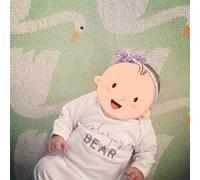 Manta de Punto para Bebé Recién Nacido, Odot Suave y Cálida Punto de Crochet Cobija Toalla de Cama Niños Swaddle para Bebe cuna, Cochecito y Silla de Paseo (70cm x 100cm,Cisne verde)