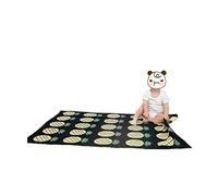 Manta de Punto para Bebé Recién Nacido, Odot Suave y Cálida Punto de Crochet Cobija Toalla de Cama Niños Swaddle para Bebe Cuna, Cochecito y Silla de Paseo (90x110cm,Negro)