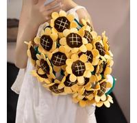 Manta de ramo de flores de 90 cm, producto terminado, manta de girasol de ganchillo, manta de regalo, ramo de ganchillo f ganchillo f ganchillo f ganchillo manta tejida a mano ramo kn