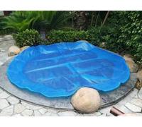 Manta de retención de calor para piscina, cubierta solar resistente para piscinas enterradas y jacuzzis, material duradero de 20 mil, retención eficiente del calor