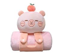 Manta de sacos de dormir, alfombrillas para preescolar - Lindo suave y portátil Capybara Shape Niños NAP MAT | Ropa de cama para cuna de guardería, chal cómodo para de cumpleaños, reuniones familiares