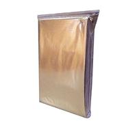 Manta de salvamento de emergencia o rescate, protege del frio el calor y la humedad Oro y Plata