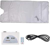 Manta de Sauna Manta de Sauna Digital de 2 Zonas Pérdida de Peso SPA Desintoxicación Máquina de Adelgazamiento Eliminación de Fatiga Manta de Belleza