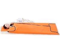 Manta de Sauna Sauna de Iones Profesional Manta de Sudor Terapia de desintoxicación Máquina de Belleza Moldeadora de Cuerpo Adelgazante Pérdida de Peso Desintoxicación(Orange)