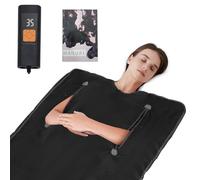 Manta De Sauna, Sauna Infrarrojos Ajuste Libre De 0 A 60 Min, Calentamiento RáPido De 20 S, Sauna Portatil Ideal Para DesintoxicacióN Y RelajacióN En Casa