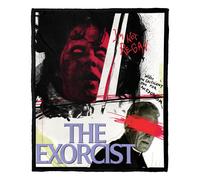 Manta de seda con tacto de exorcista del noroeste, 50 x 60 pulgadas, tiempo para un exorcismo